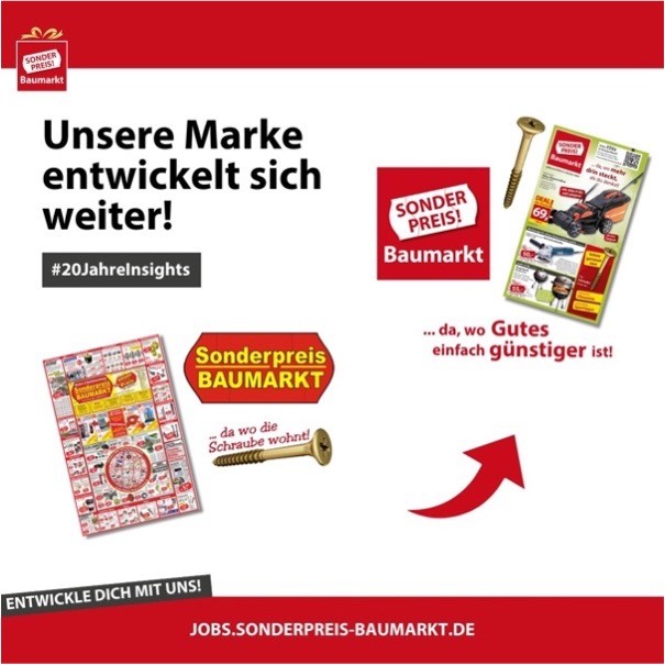 20 Jahre Sonderpreis Baumarkt: Wir feiern Jubiläum!
